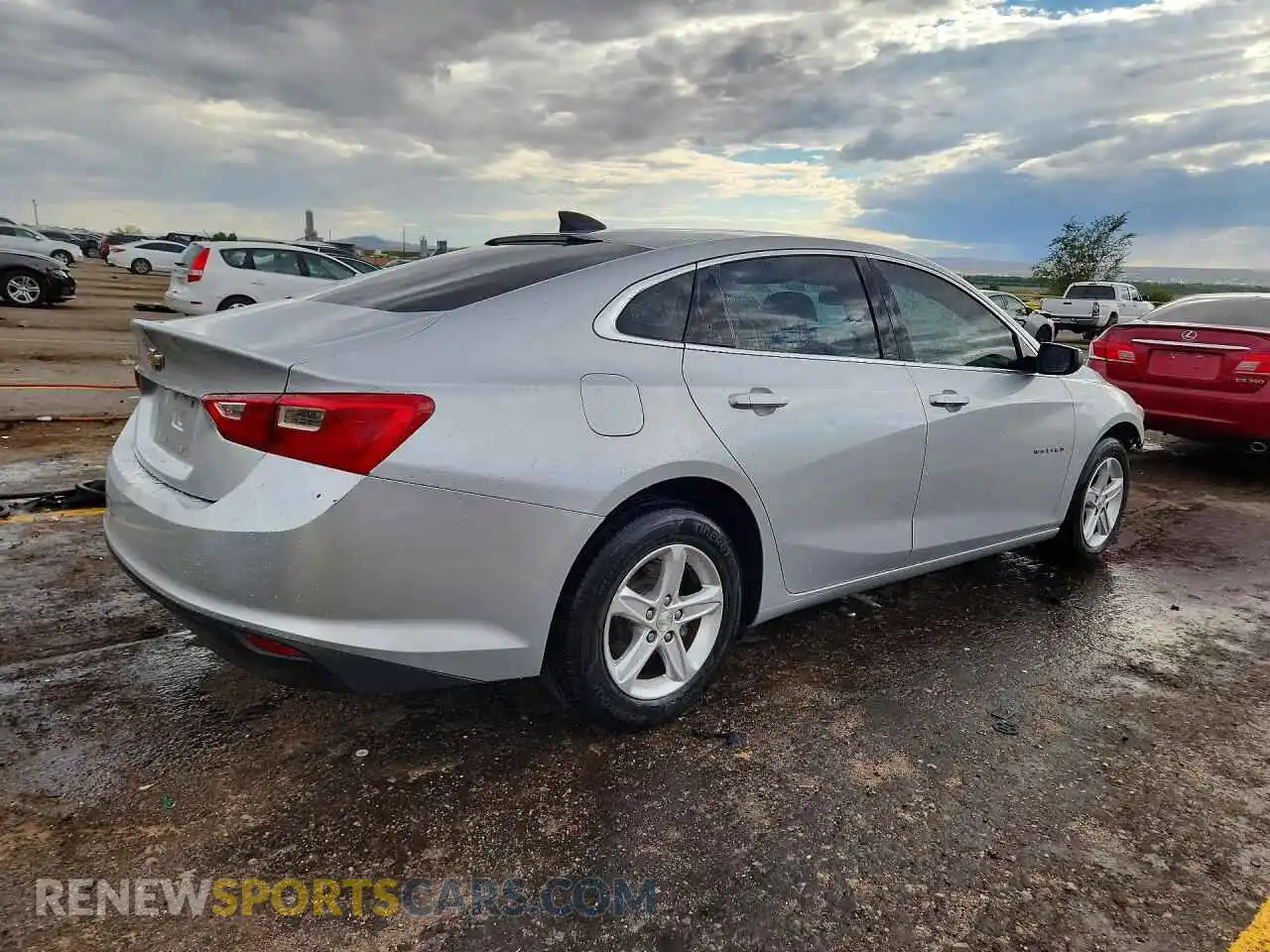 3 Photograph of a damaged car 1G1ZB5ST1MF032599 CHEVROLET MALIBU 2021