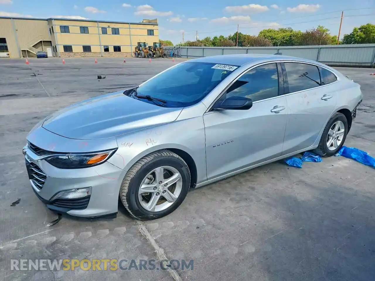 1 Фотография поврежденного автомобиля 1G1ZB5ST1MF036703 CHEVROLET MALIBU 2021