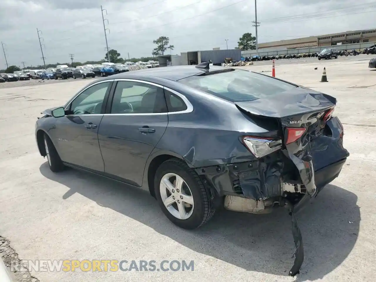 2 Photograph of a damaged car 1G1ZB5ST1MF040802 CHEVROLET MALIBU 2021