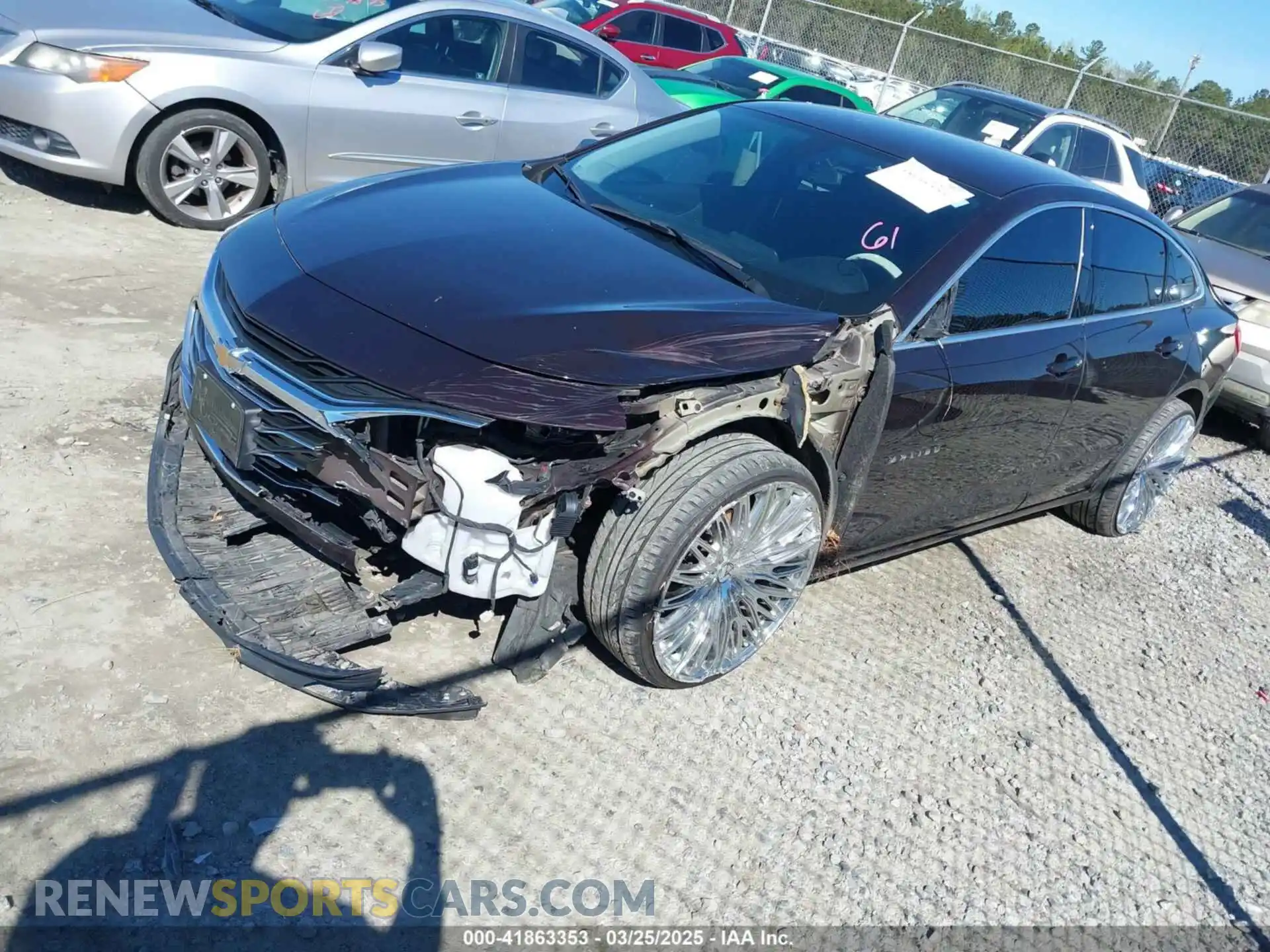 2 Photograph of a damaged car 1G1ZB5ST1MF051086 CHEVROLET MALIBU 2021
