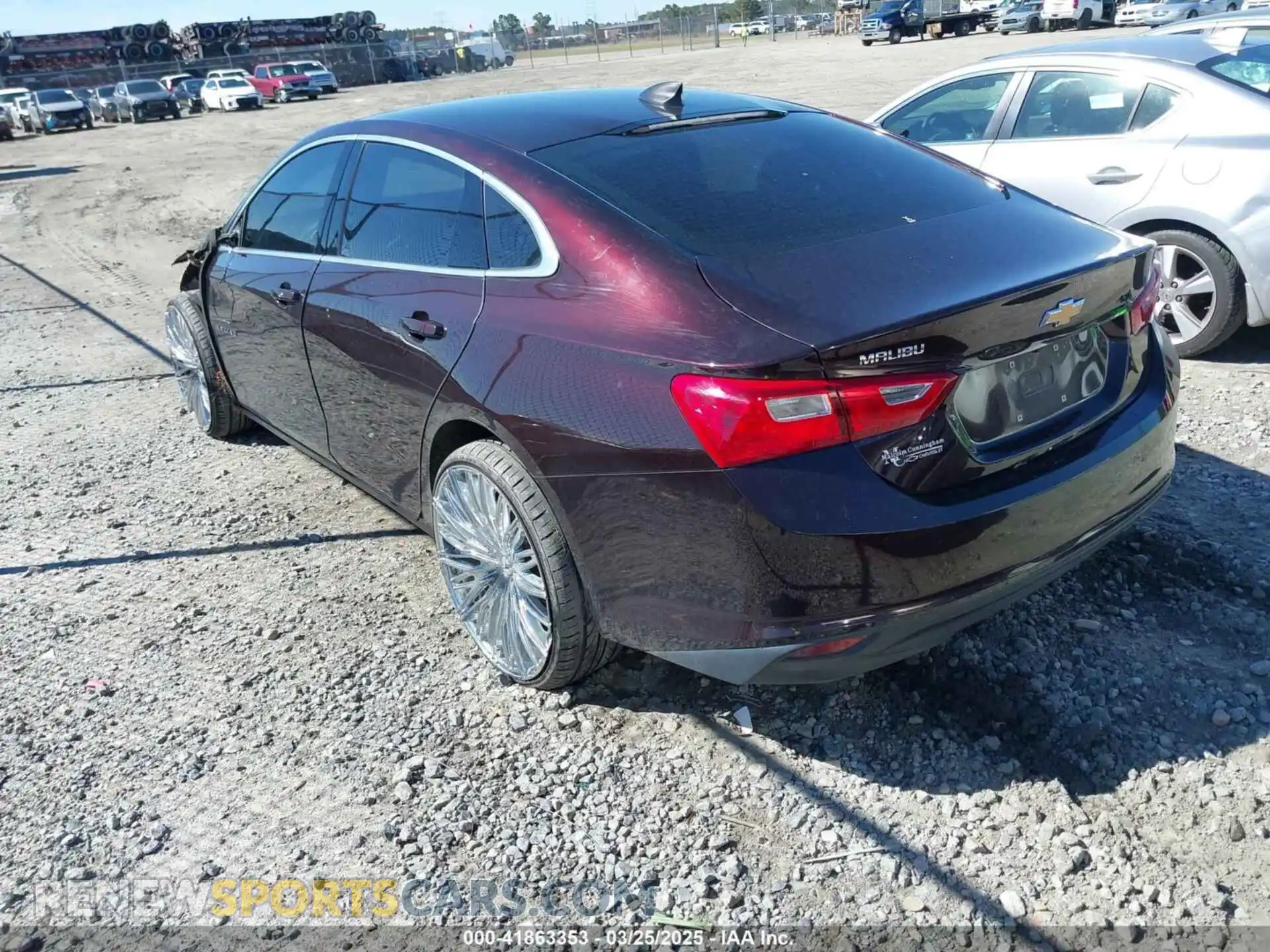 3 Photograph of a damaged car 1G1ZB5ST1MF051086 CHEVROLET MALIBU 2021