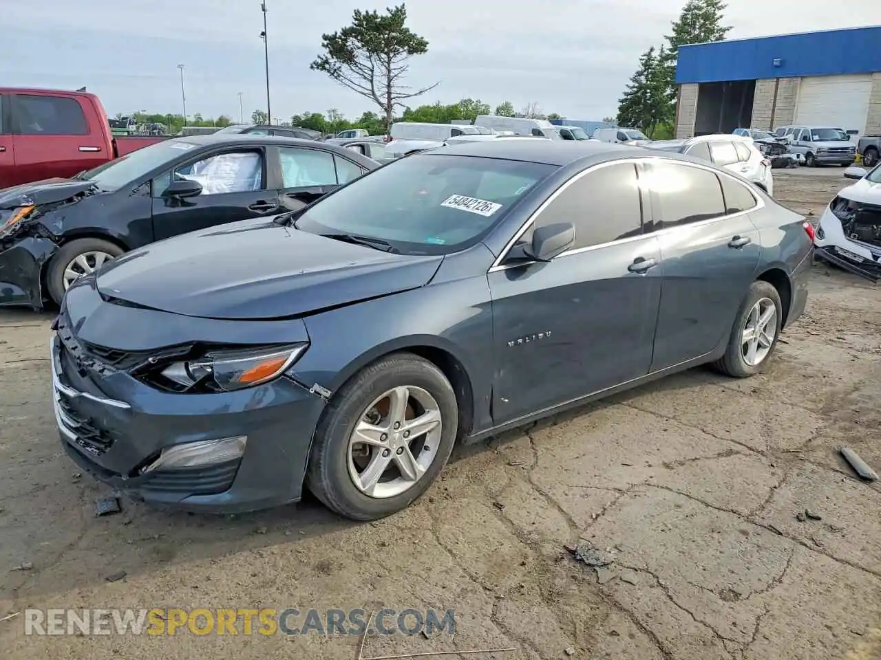 1 Photograph of a damaged car 1G1ZB5ST1MF052478 CHEVROLET MALIBU 2021