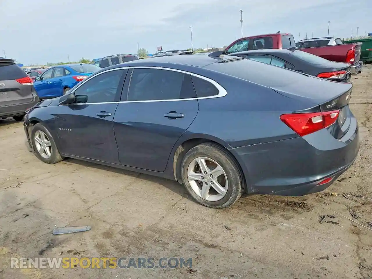 2 Photograph of a damaged car 1G1ZB5ST1MF052478 CHEVROLET MALIBU 2021