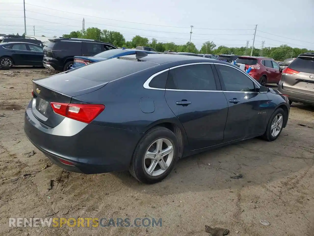 3 Photograph of a damaged car 1G1ZB5ST1MF052478 CHEVROLET MALIBU 2021
