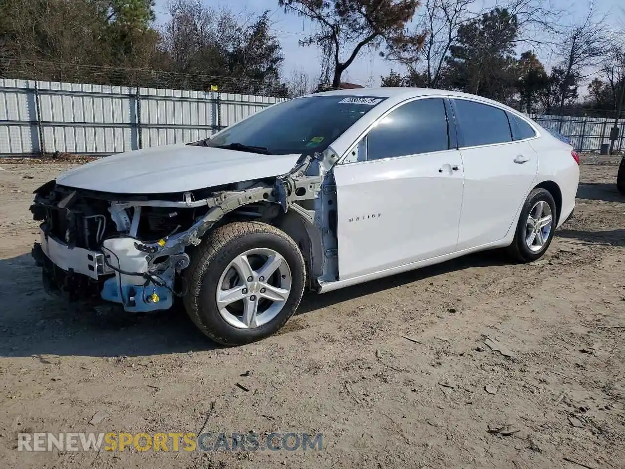 1 Photograph of a damaged car 1G1ZB5ST1MF066154 CHEVROLET MALIBU 2021