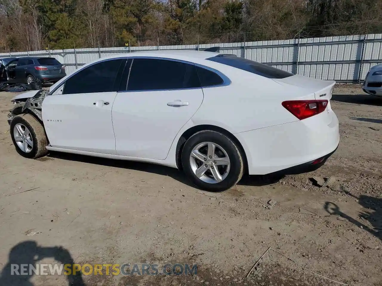2 Photograph of a damaged car 1G1ZB5ST1MF066154 CHEVROLET MALIBU 2021