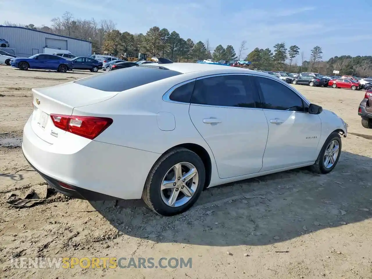 3 Photograph of a damaged car 1G1ZB5ST1MF066154 CHEVROLET MALIBU 2021