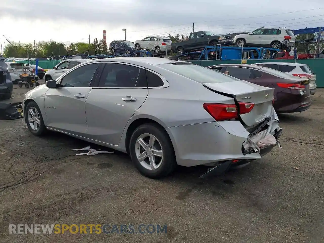 2 Фотография поврежденного автомобиля 1G1ZB5ST1MF086629 CHEVROLET MALIBU 2021
