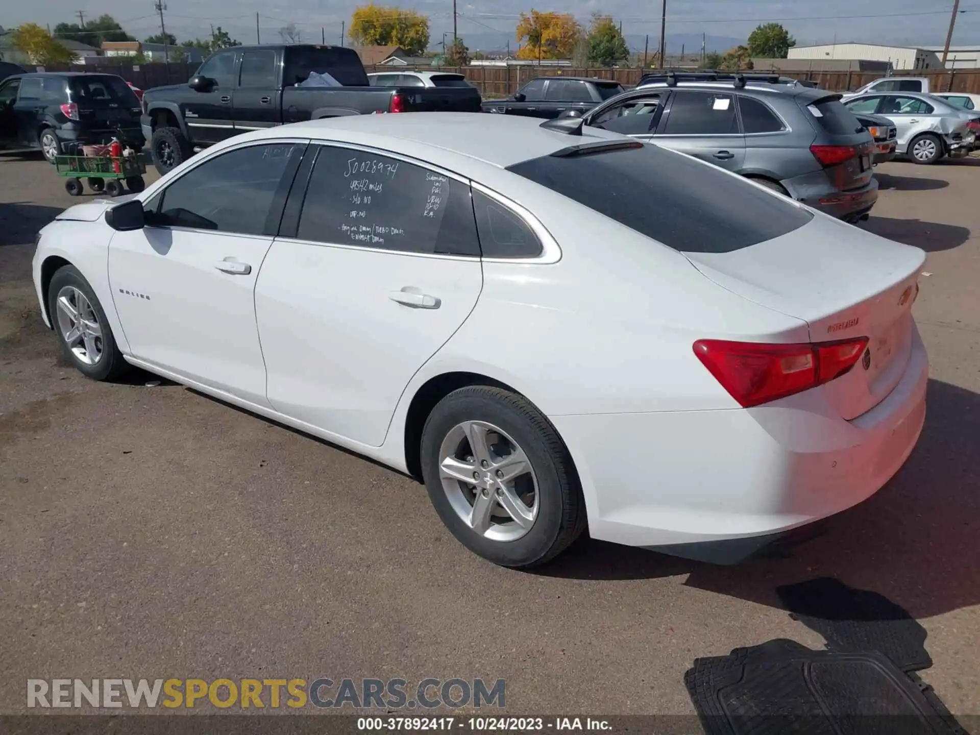 3 Photograph of a damaged car 1G1ZB5ST2MF036421 CHEVROLET MALIBU 2021
