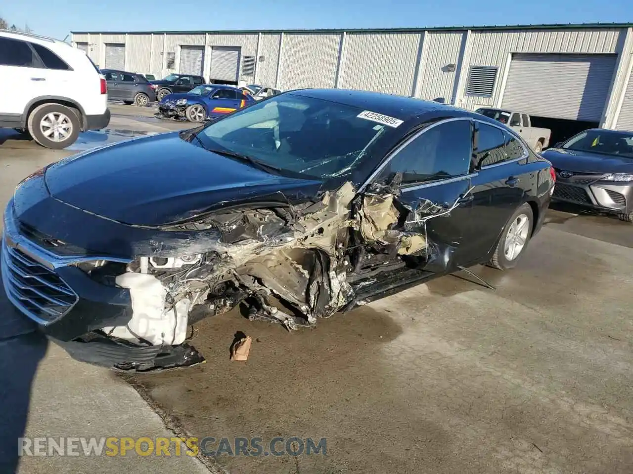1 Photograph of a damaged car 1G1ZB5ST2MF039996 CHEVROLET MALIBU 2021