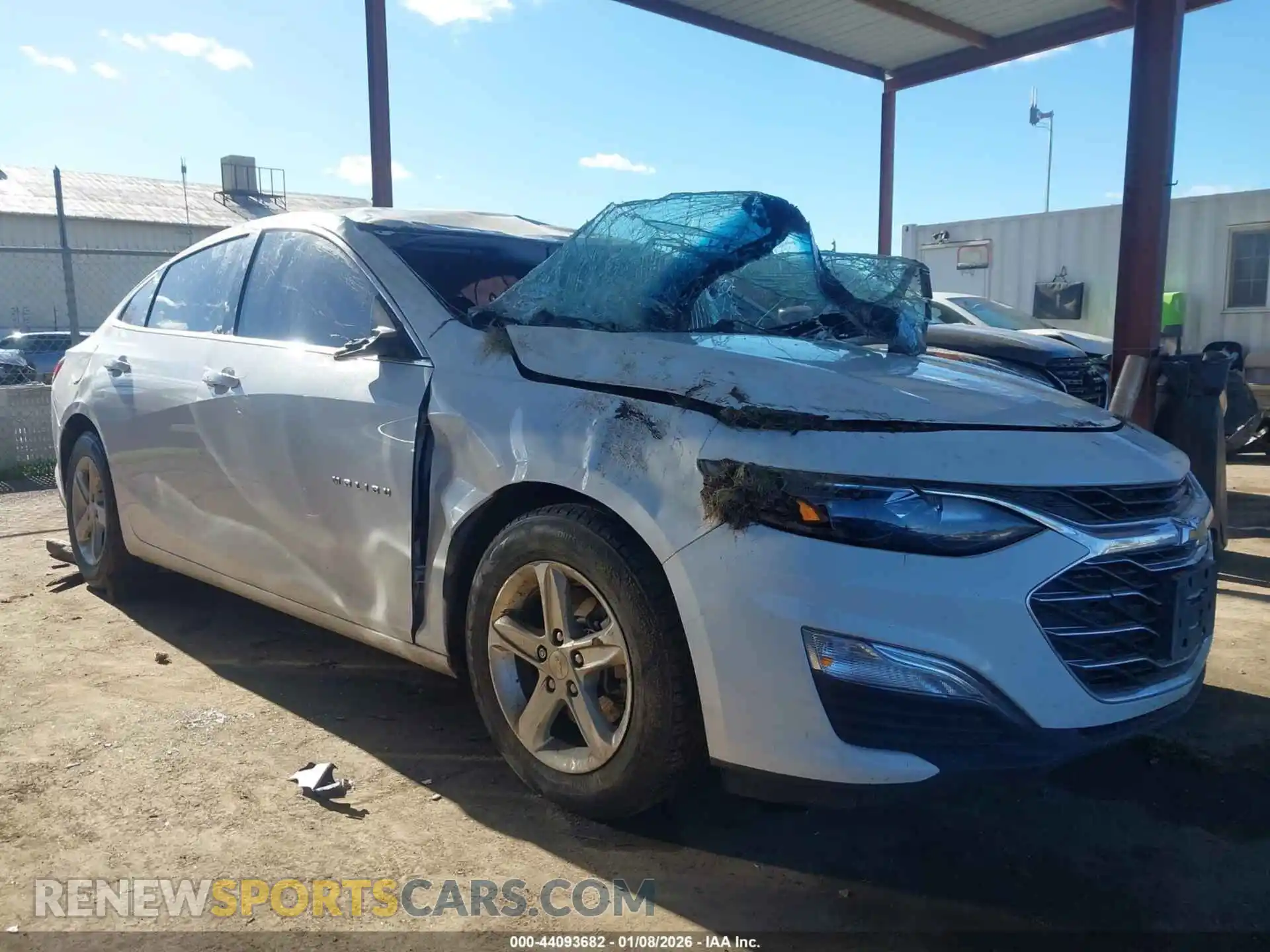 1 Photograph of a damaged car 1G1ZB5ST2MF044843 CHEVROLET MALIBU 2021