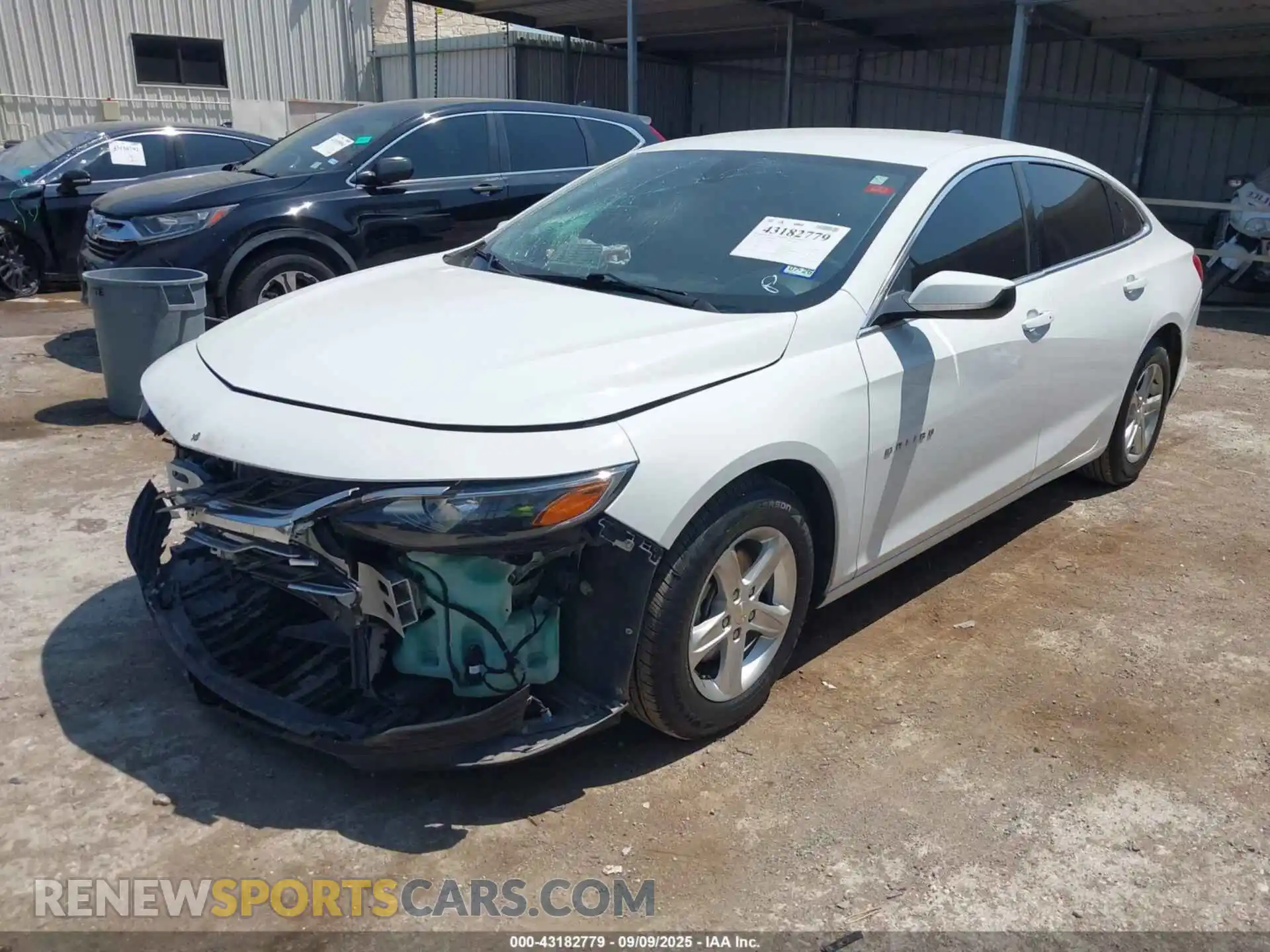 2 Photograph of a damaged car 1G1ZB5ST2MF050464 CHEVROLET MALIBU 2021