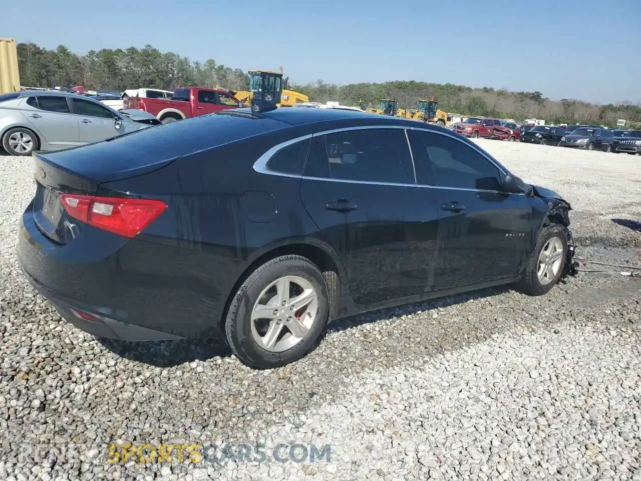 3 Photograph of a damaged car 1G1ZB5ST2MF056510 CHEVROLET MALIBU 2021