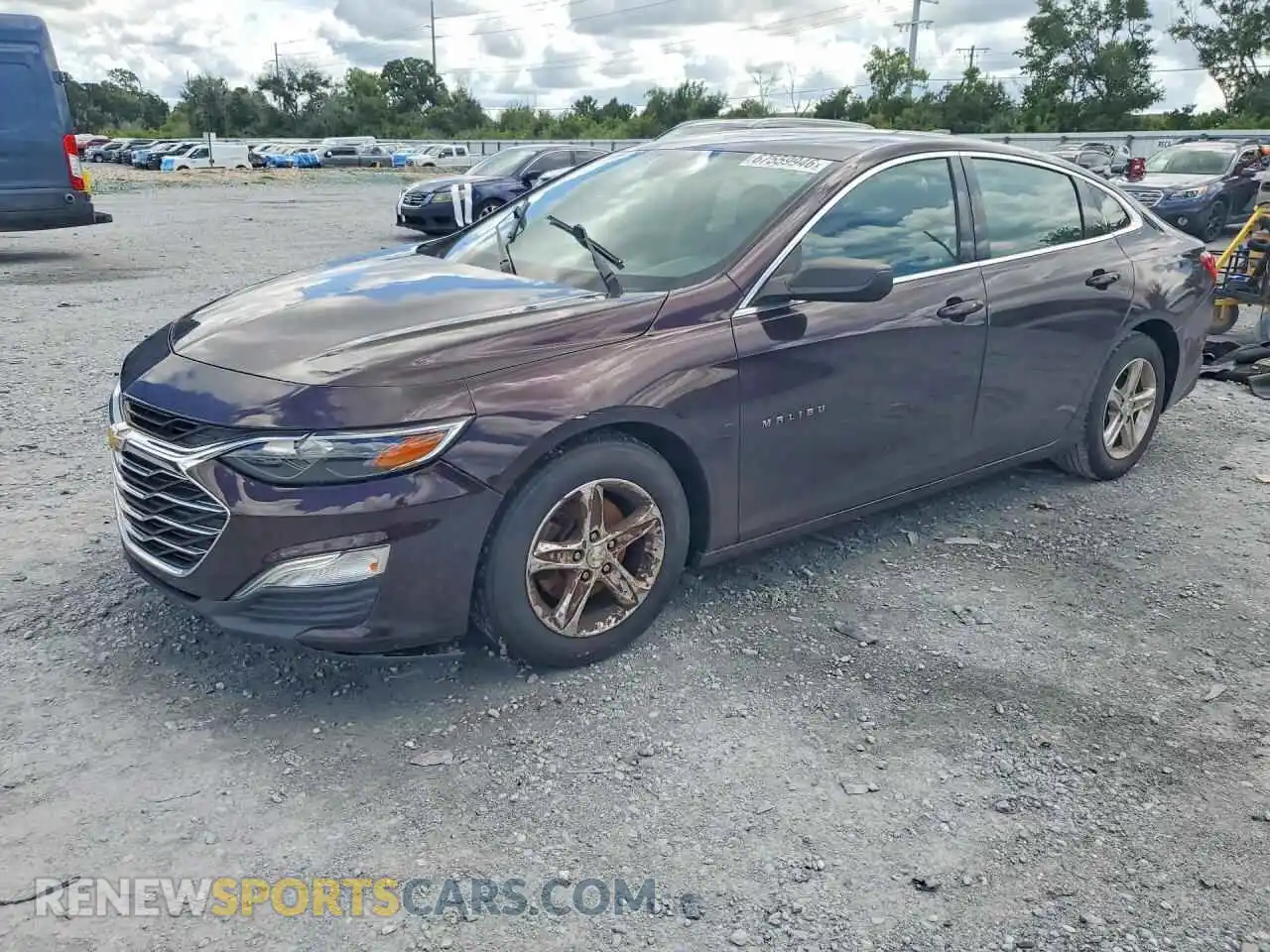 1 Photograph of a damaged car 1G1ZB5ST2MF061304 CHEVROLET MALIBU 2021
