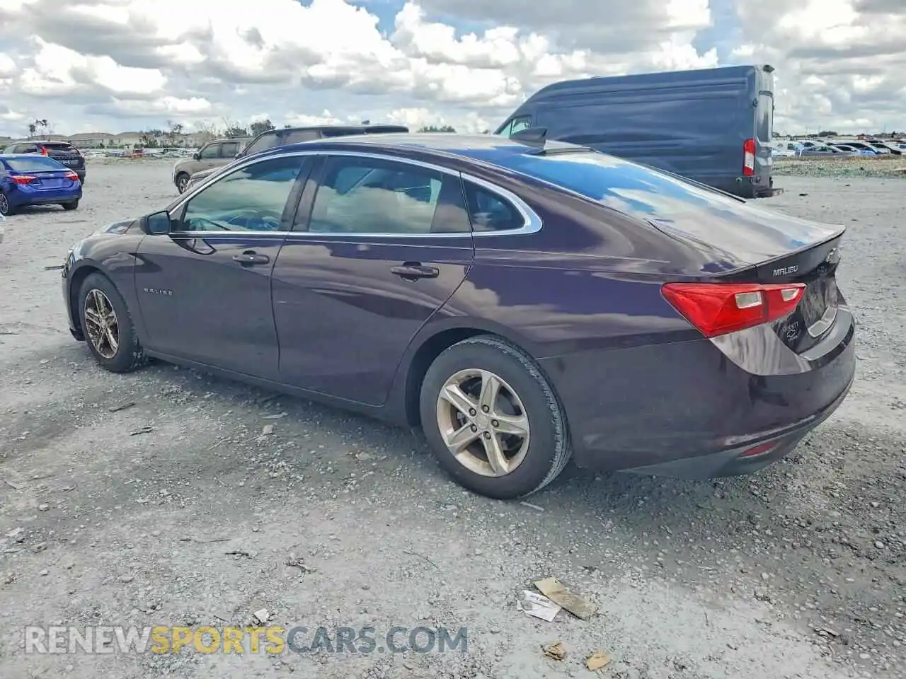 2 Photograph of a damaged car 1G1ZB5ST2MF061304 CHEVROLET MALIBU 2021