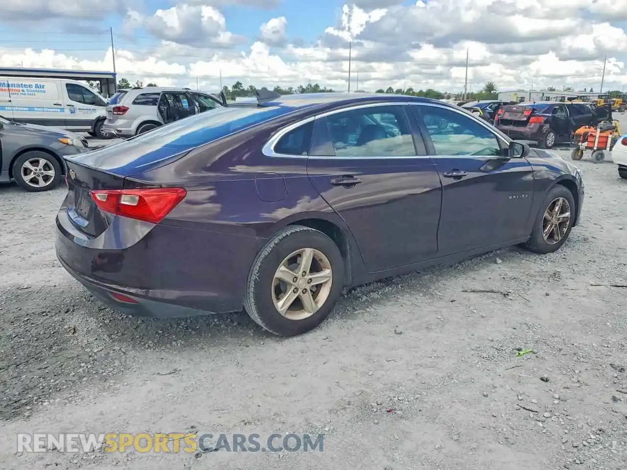 3 Photograph of a damaged car 1G1ZB5ST2MF061304 CHEVROLET MALIBU 2021