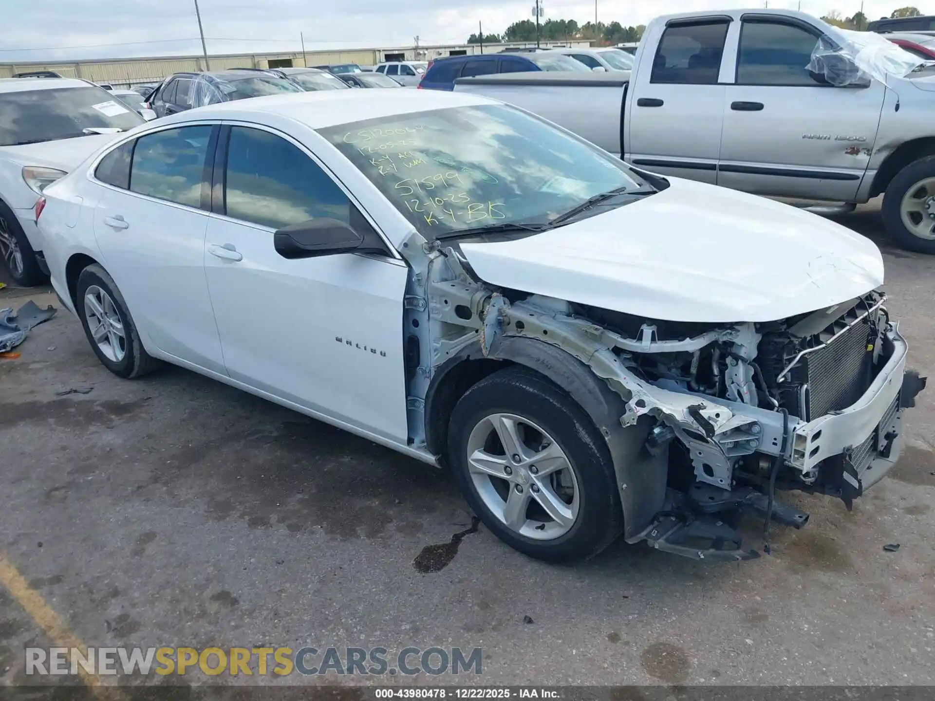 1 Photograph of a damaged car 1G1ZB5ST2MF075140 CHEVROLET MALIBU 2021
