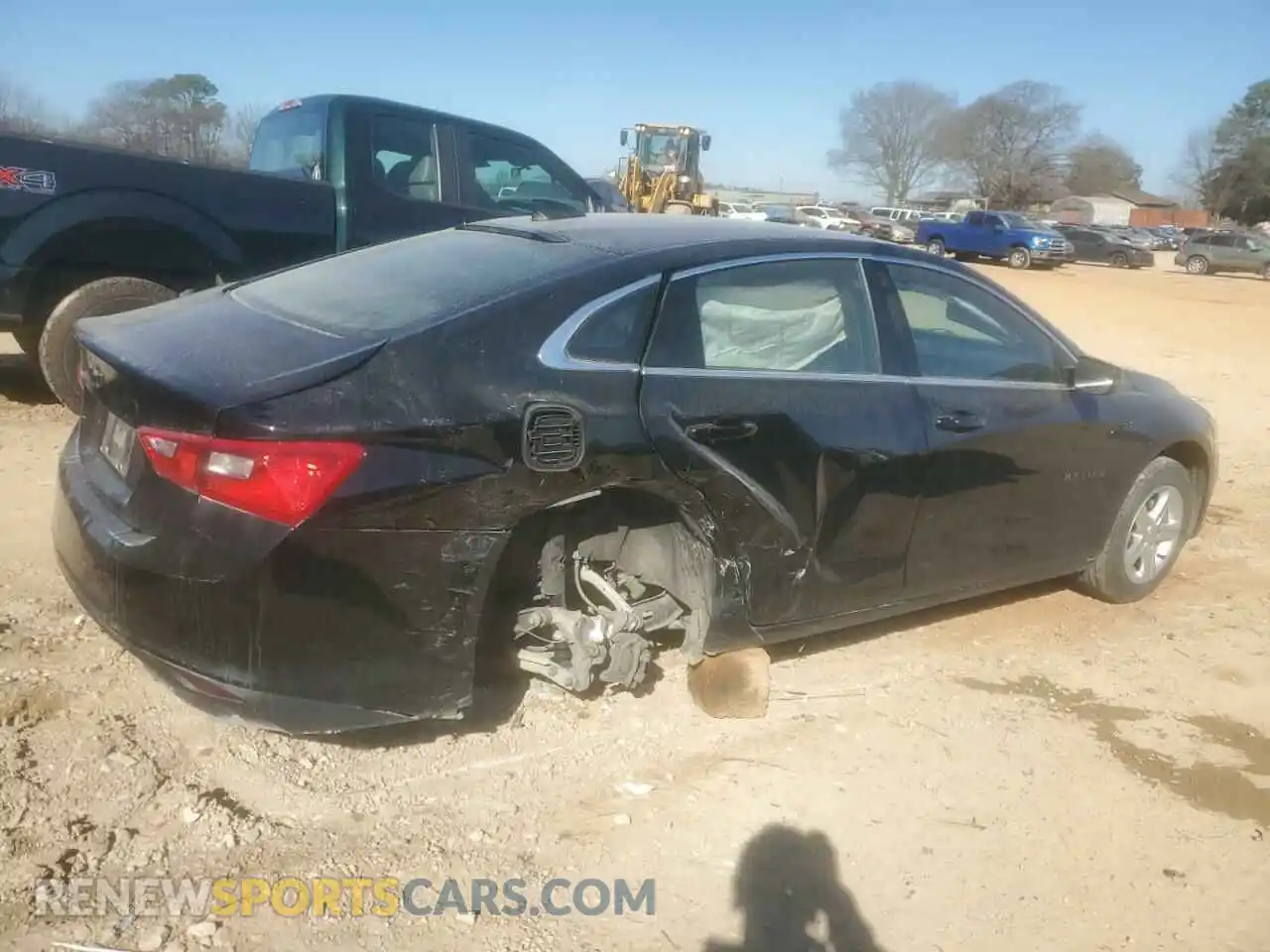 3 Photograph of a damaged car 1G1ZB5ST4MF047713 CHEVROLET MALIBU 2021