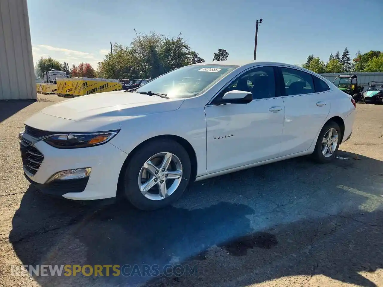 1 Photograph of a damaged car 1G1ZB5ST4MF063703 CHEVROLET MALIBU 2021