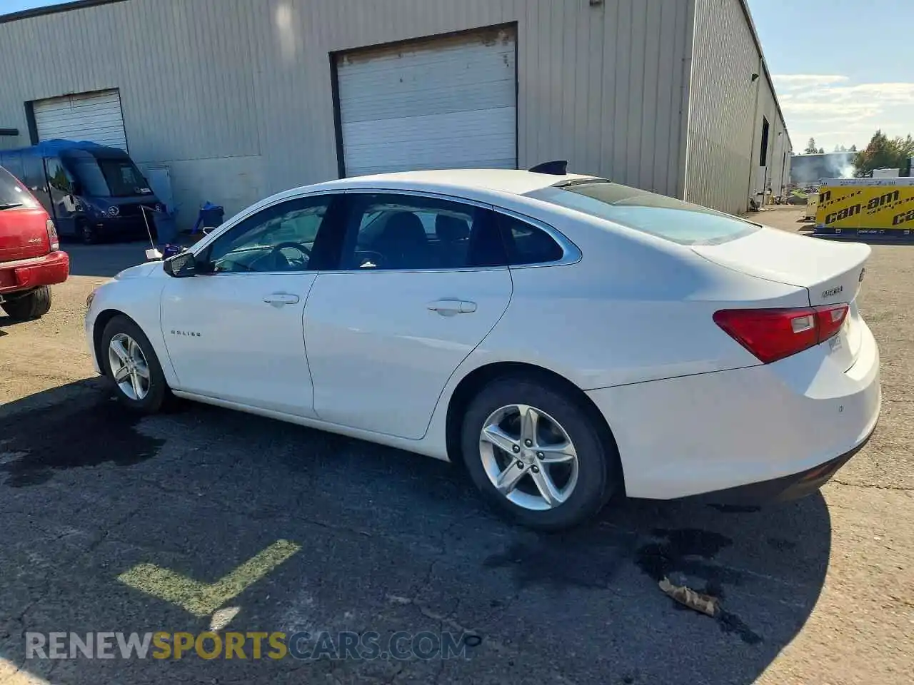 2 Photograph of a damaged car 1G1ZB5ST4MF063703 CHEVROLET MALIBU 2021