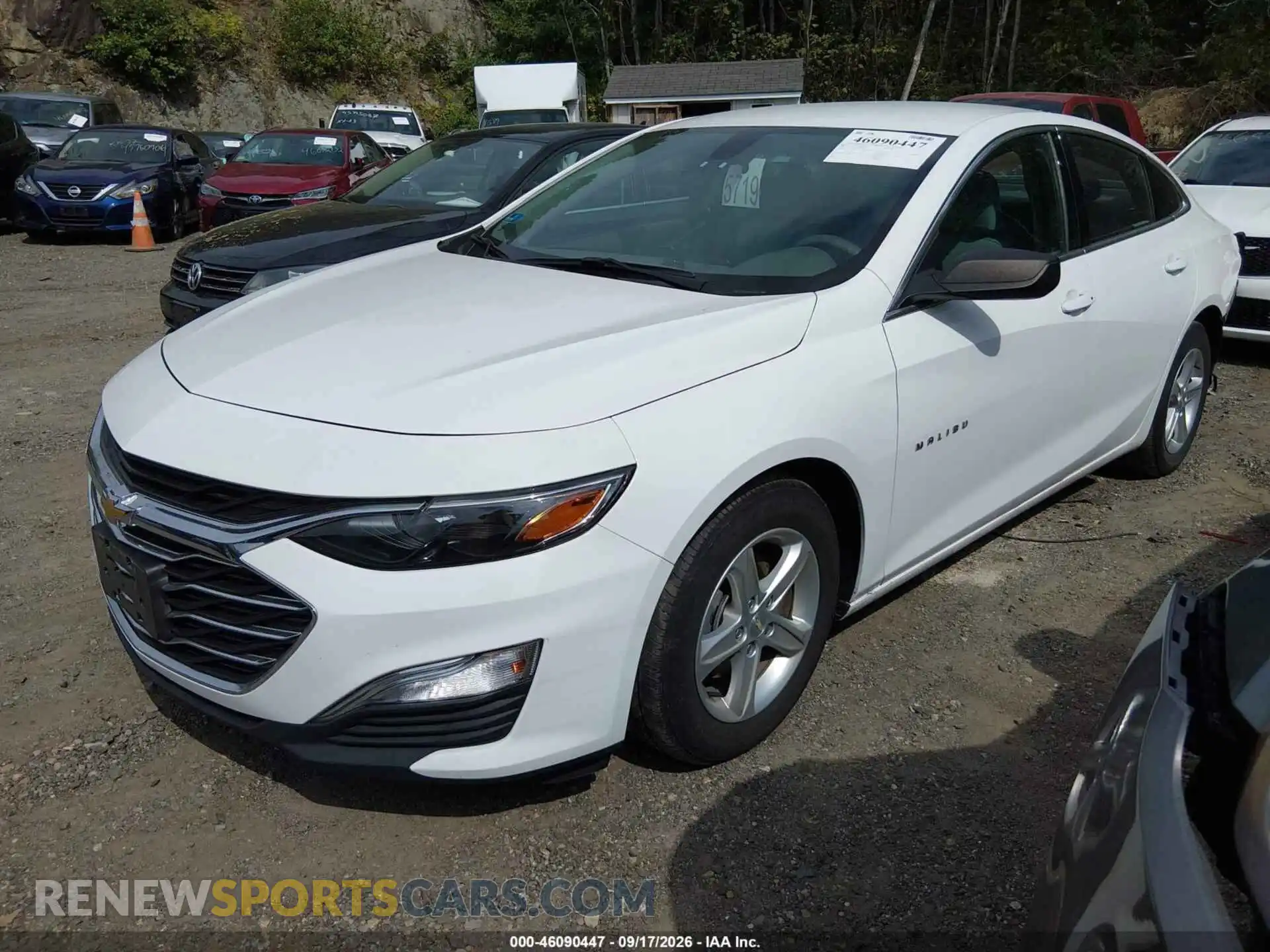 2 Photograph of a damaged car 1G1ZB5ST4MF077195 CHEVROLET MALIBU 2021