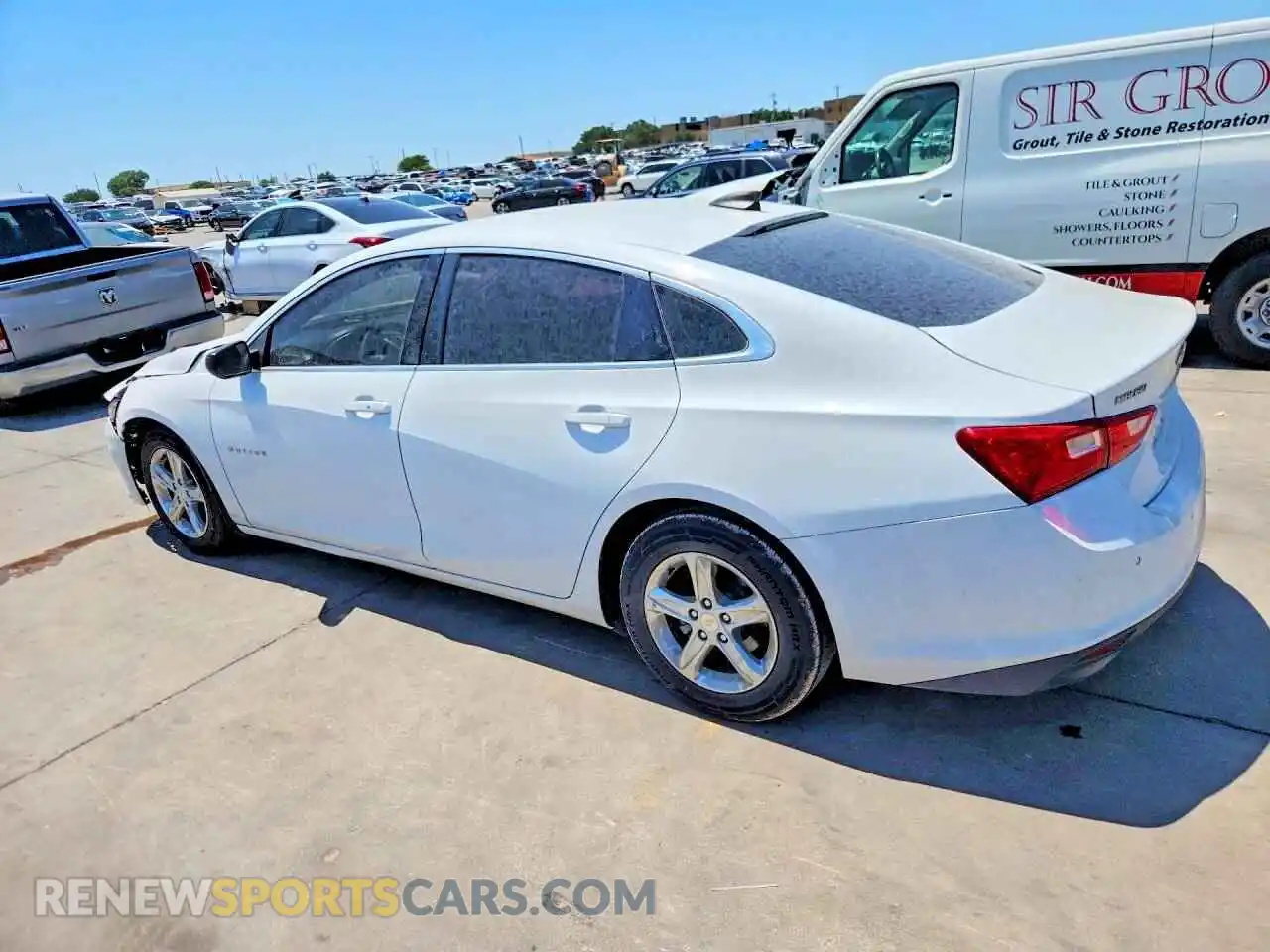 2 Photograph of a damaged car 1G1ZB5ST5MF038714 CHEVROLET MALIBU 2021