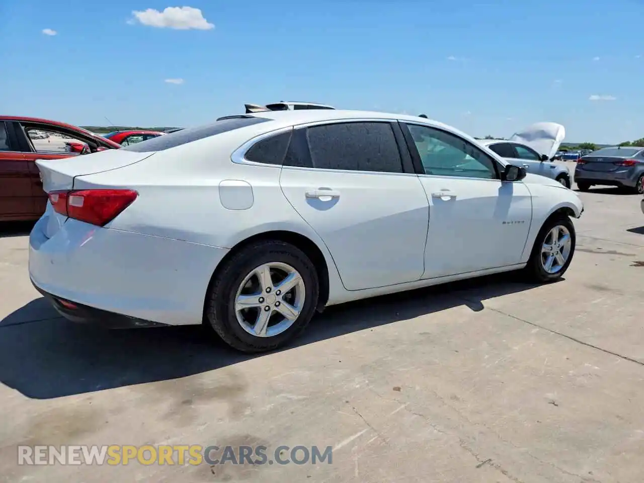3 Photograph of a damaged car 1G1ZB5ST5MF038714 CHEVROLET MALIBU 2021