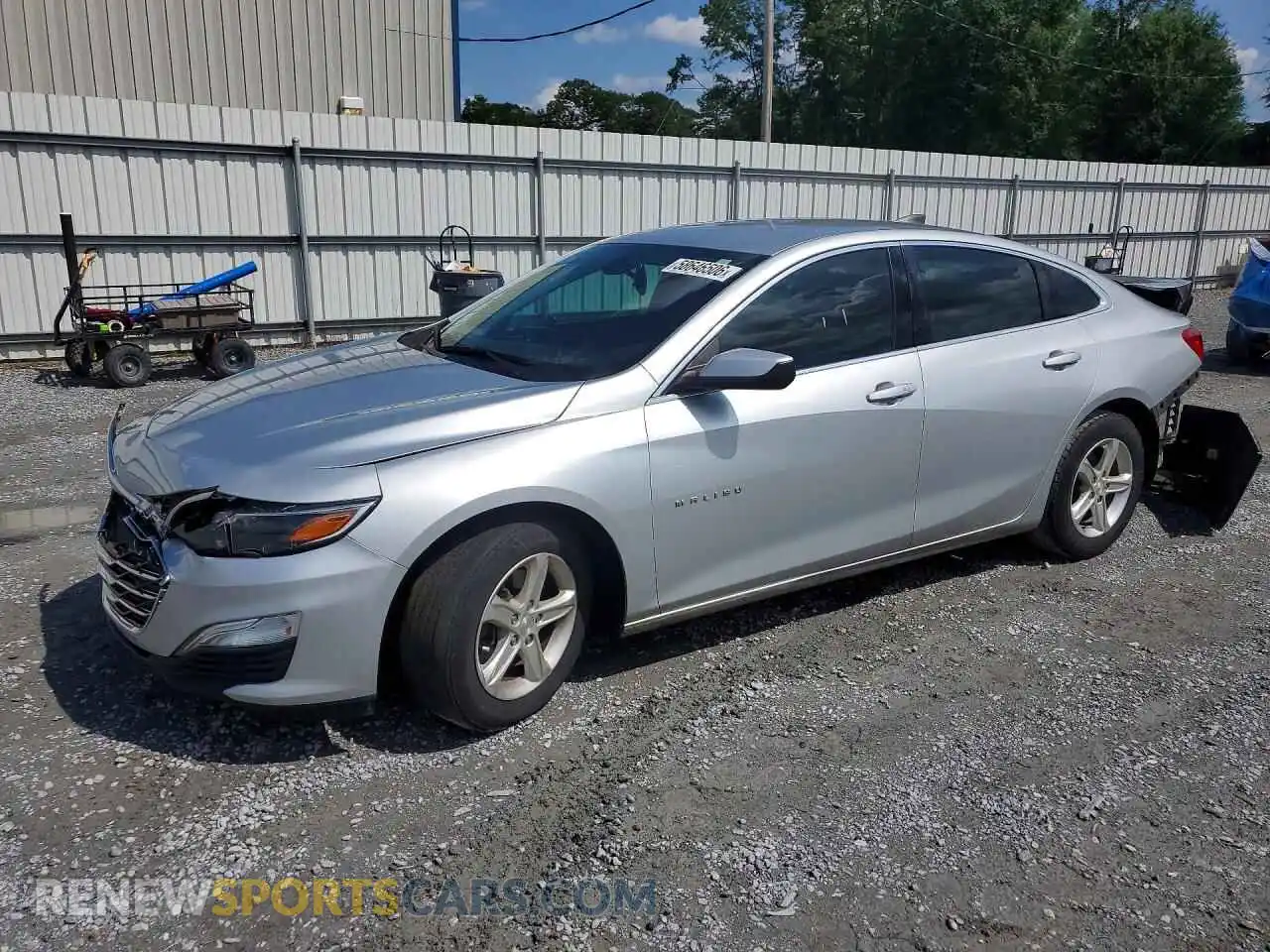 1 Photograph of a damaged car 1G1ZB5ST5MF039149 CHEVROLET MALIBU 2021