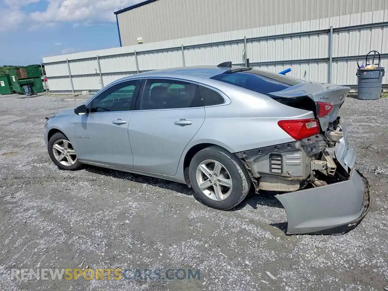 2 Photograph of a damaged car 1G1ZB5ST5MF039149 CHEVROLET MALIBU 2021