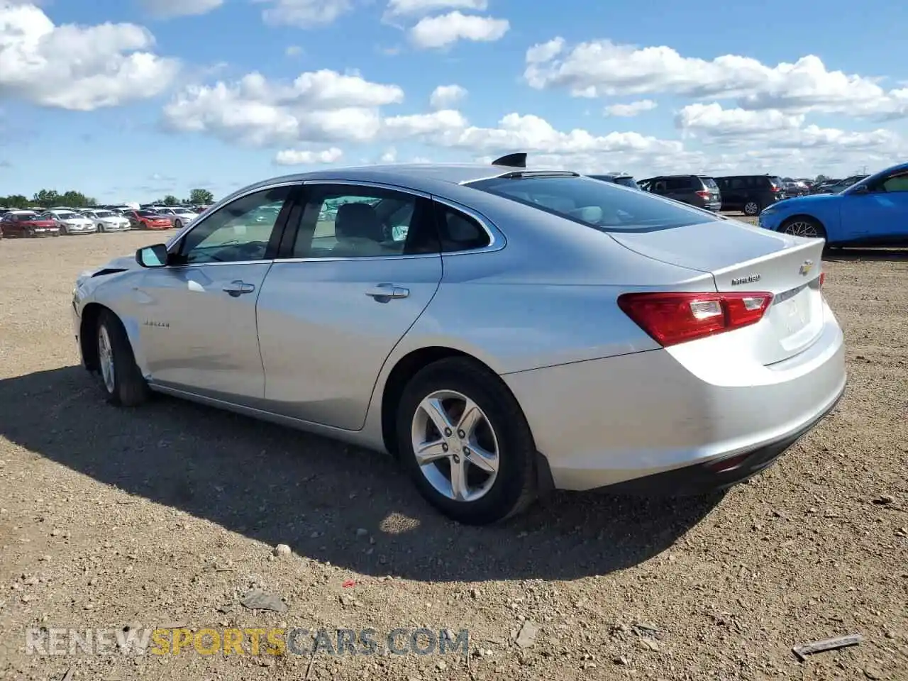 2 Photograph of a damaged car 1G1ZB5ST5MF049759 CHEVROLET MALIBU 2021