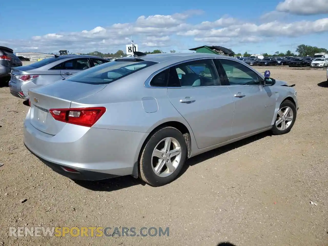 3 Photograph of a damaged car 1G1ZB5ST5MF049759 CHEVROLET MALIBU 2021