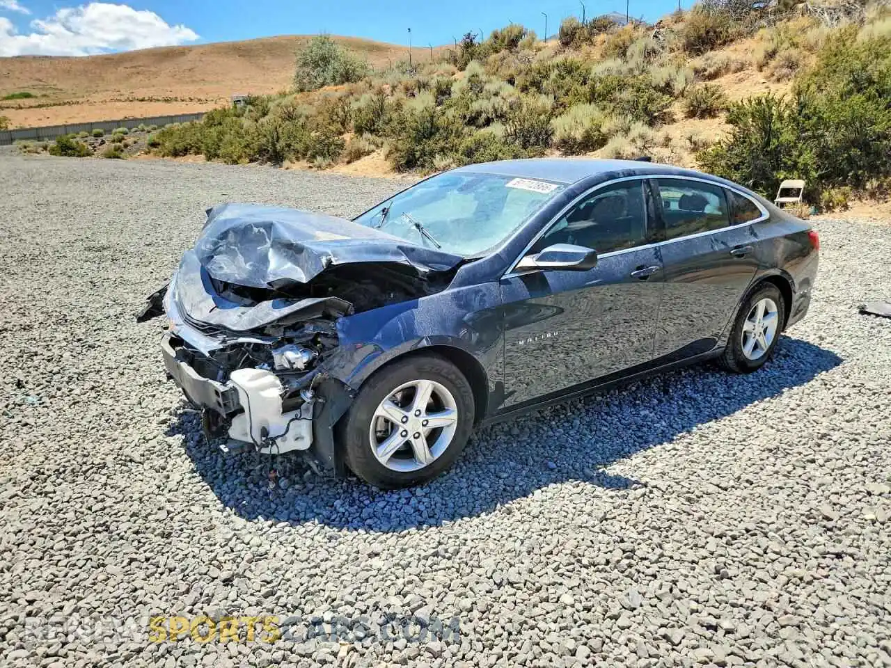 1 Photograph of a damaged car 1G1ZB5ST5MF076136 CHEVROLET MALIBU 2021