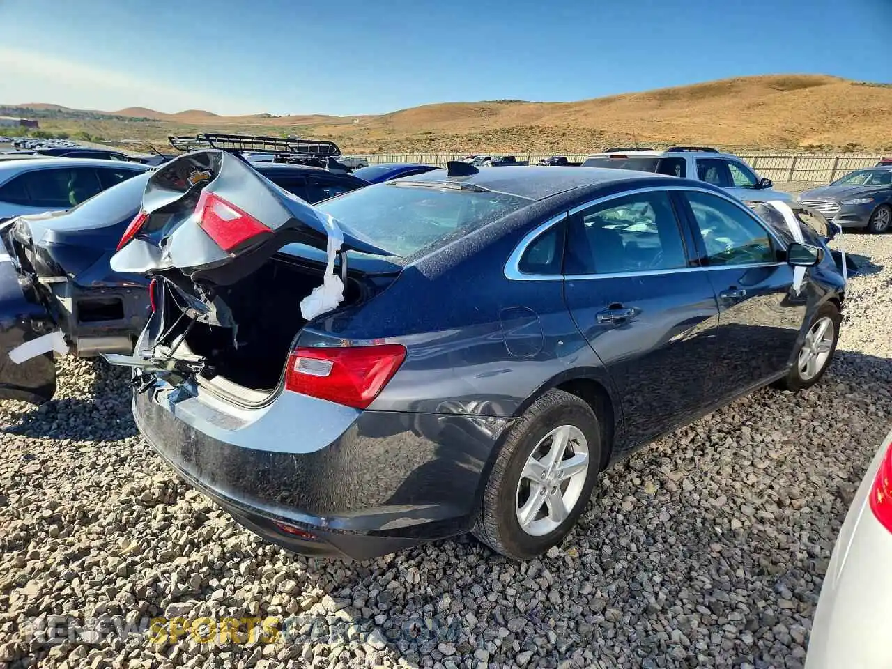 3 Photograph of a damaged car 1G1ZB5ST5MF076136 CHEVROLET MALIBU 2021