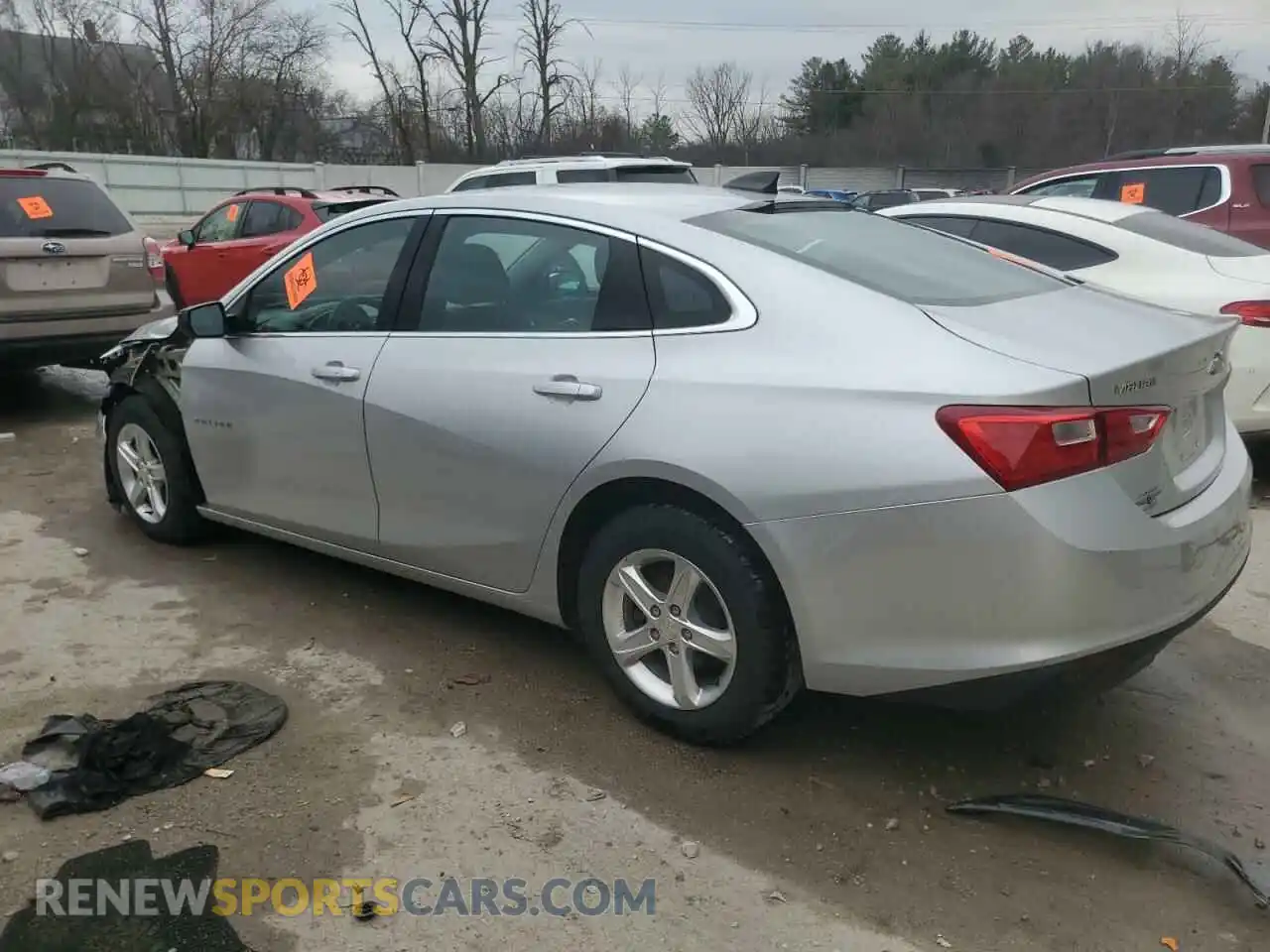 2 Photograph of a damaged car 1G1ZB5ST5MF089422 CHEVROLET MALIBU 2021