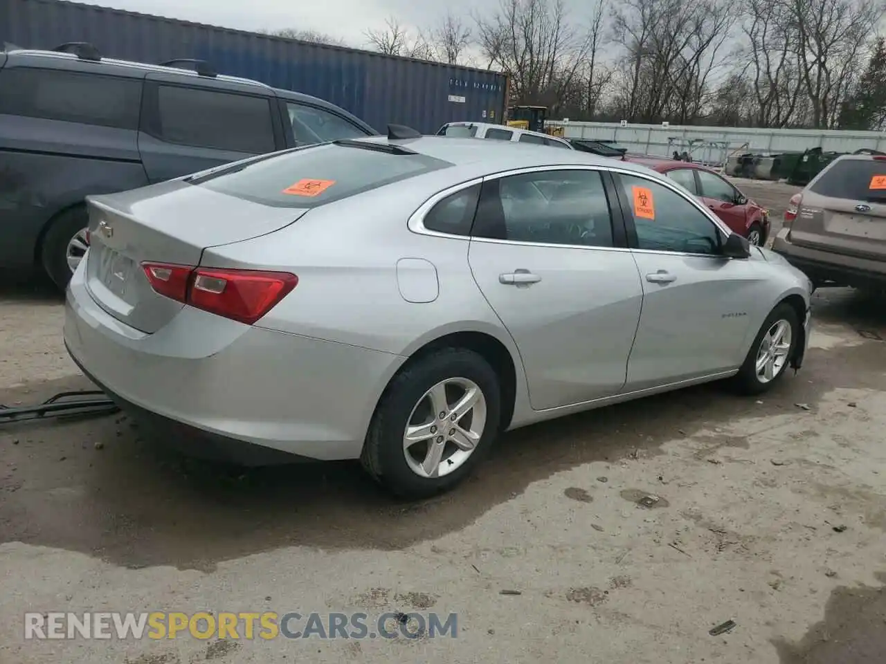 3 Photograph of a damaged car 1G1ZB5ST5MF089422 CHEVROLET MALIBU 2021