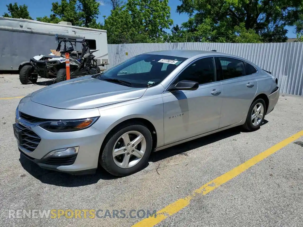 1 Фотография поврежденного автомобиля 1G1ZB5ST6MF039676 CHEVROLET MALIBU 2021