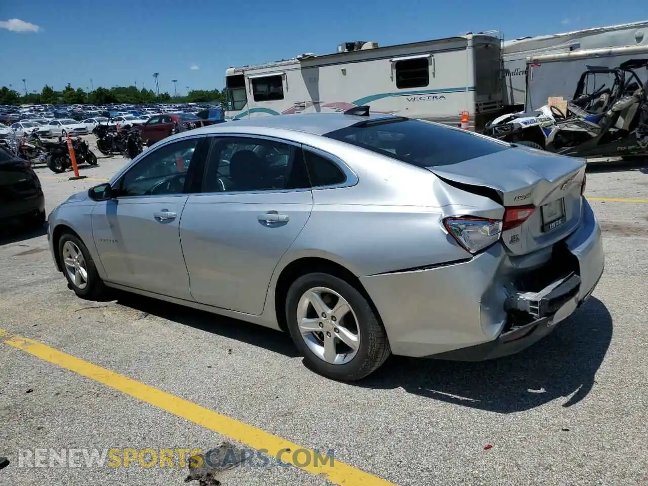 2 Фотография поврежденного автомобиля 1G1ZB5ST6MF039676 CHEVROLET MALIBU 2021