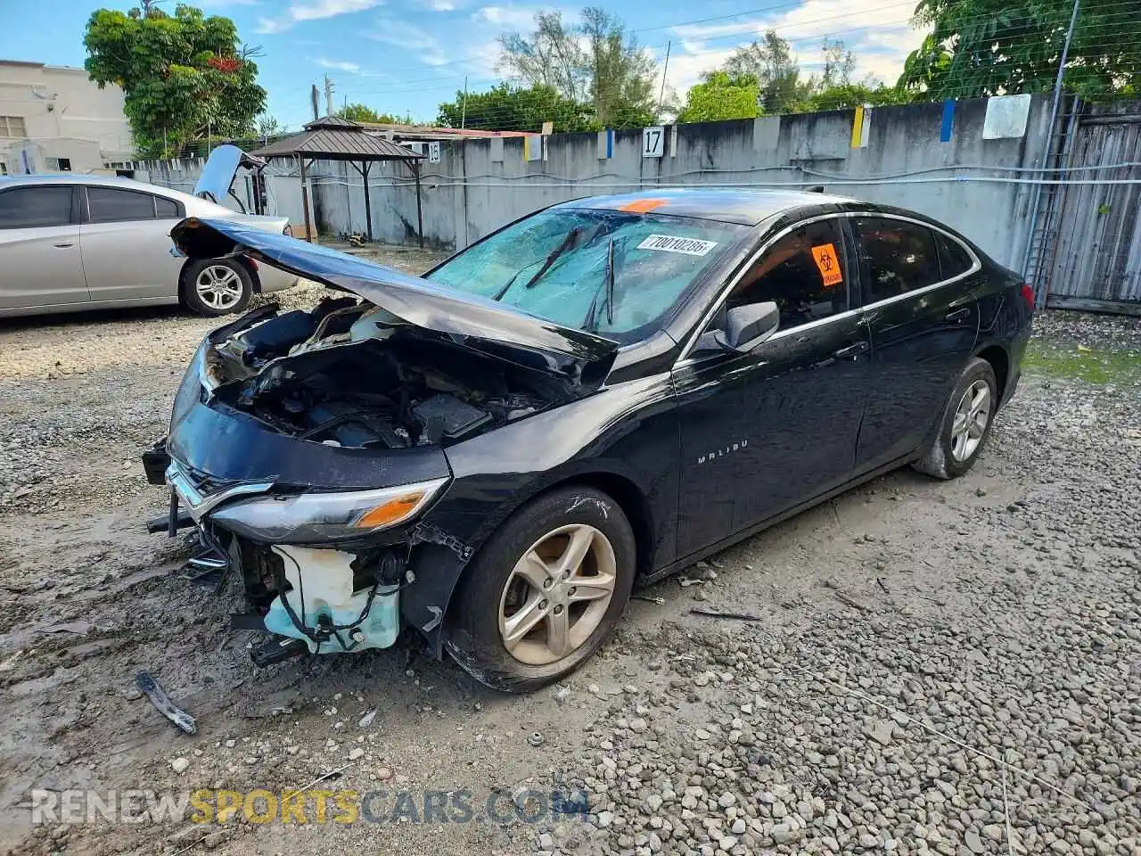 1 Photograph of a damaged car 1G1ZB5ST6MF039953 CHEVROLET MALIBU 2021
