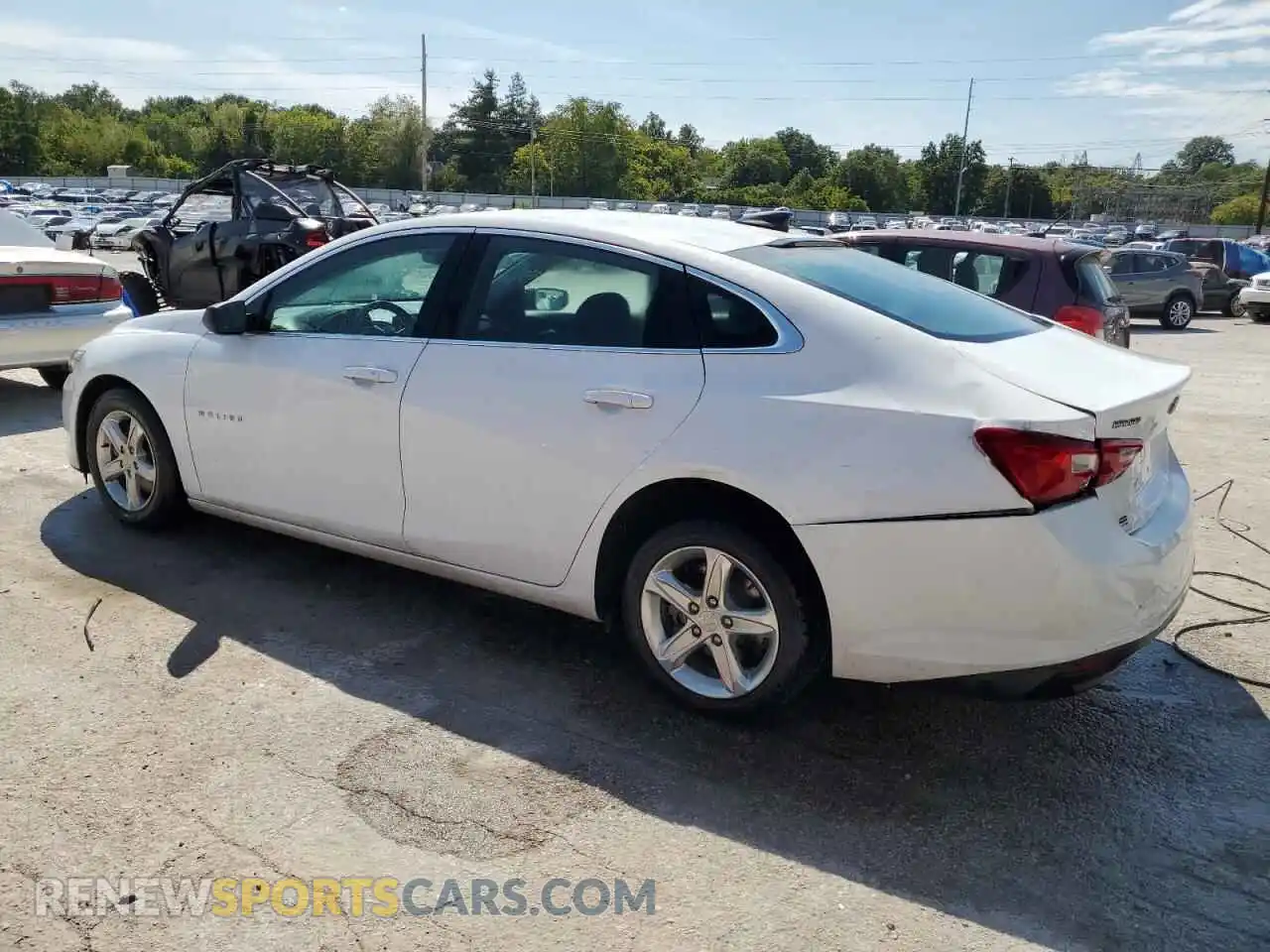 2 Photograph of a damaged car 1G1ZB5ST6MF049267 CHEVROLET MALIBU 2021