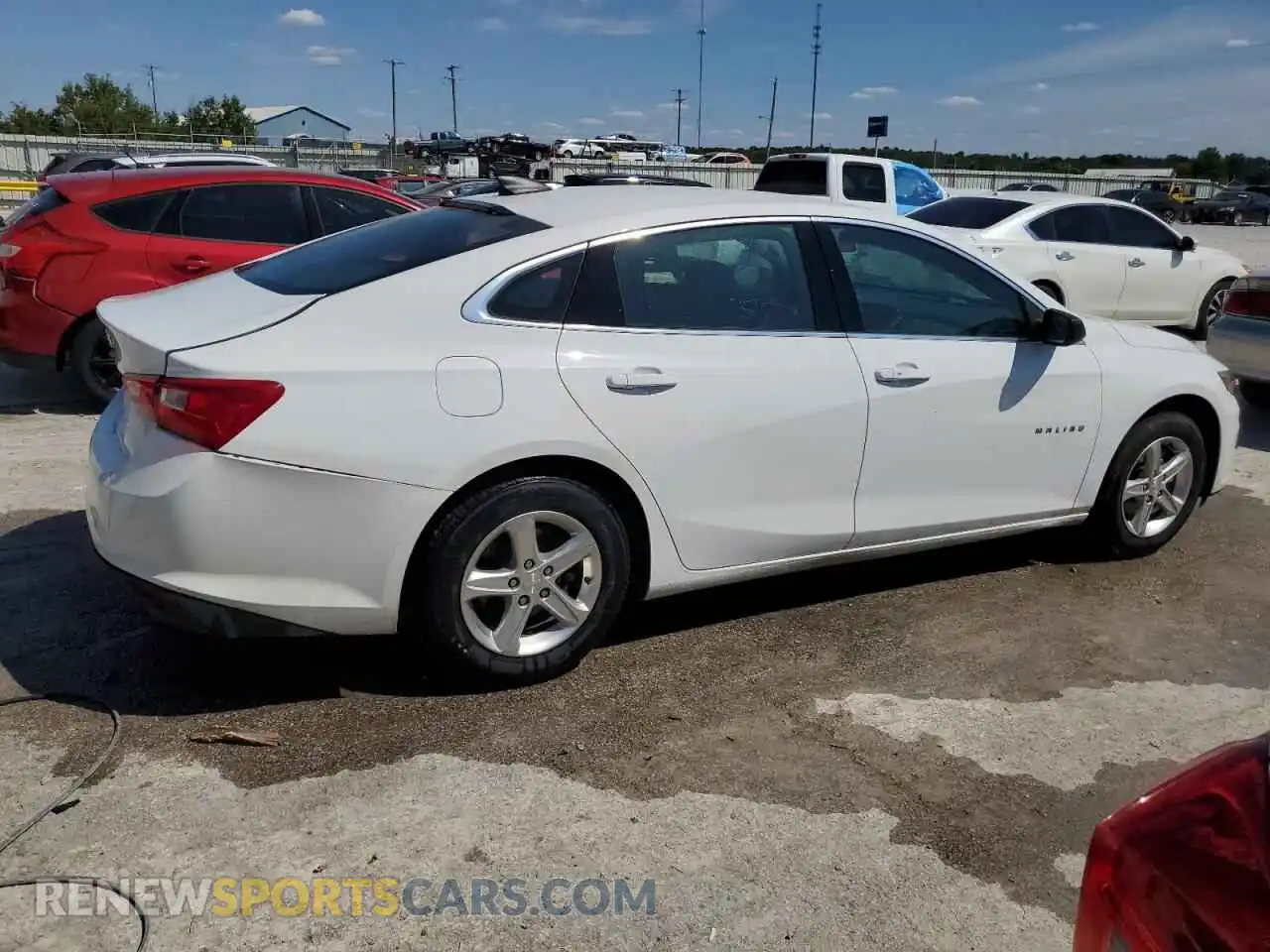 3 Photograph of a damaged car 1G1ZB5ST6MF049267 CHEVROLET MALIBU 2021