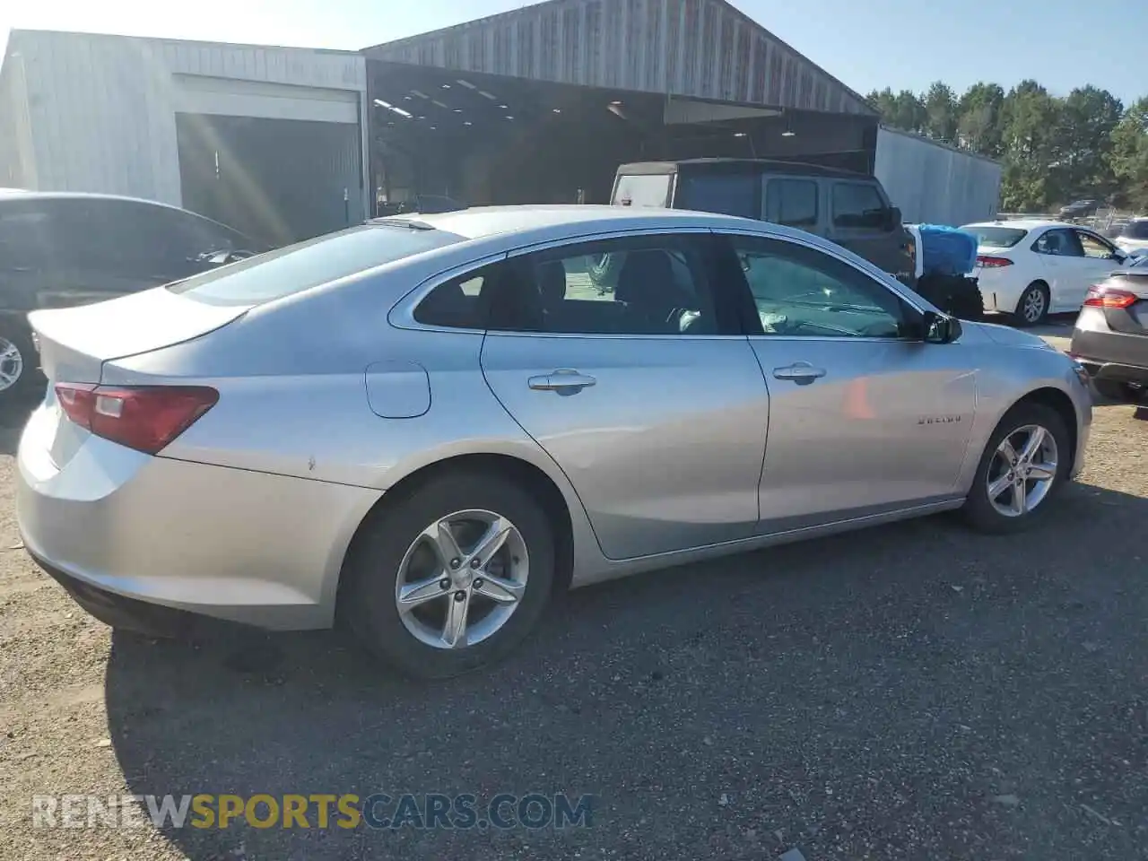 3 Photograph of a damaged car 1G1ZB5ST6MF059054 CHEVROLET MALIBU 2021