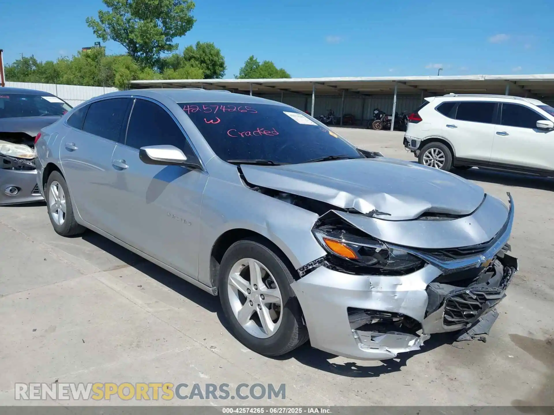 1 Photograph of a damaged car 1G1ZB5ST6MF089686 CHEVROLET MALIBU 2021