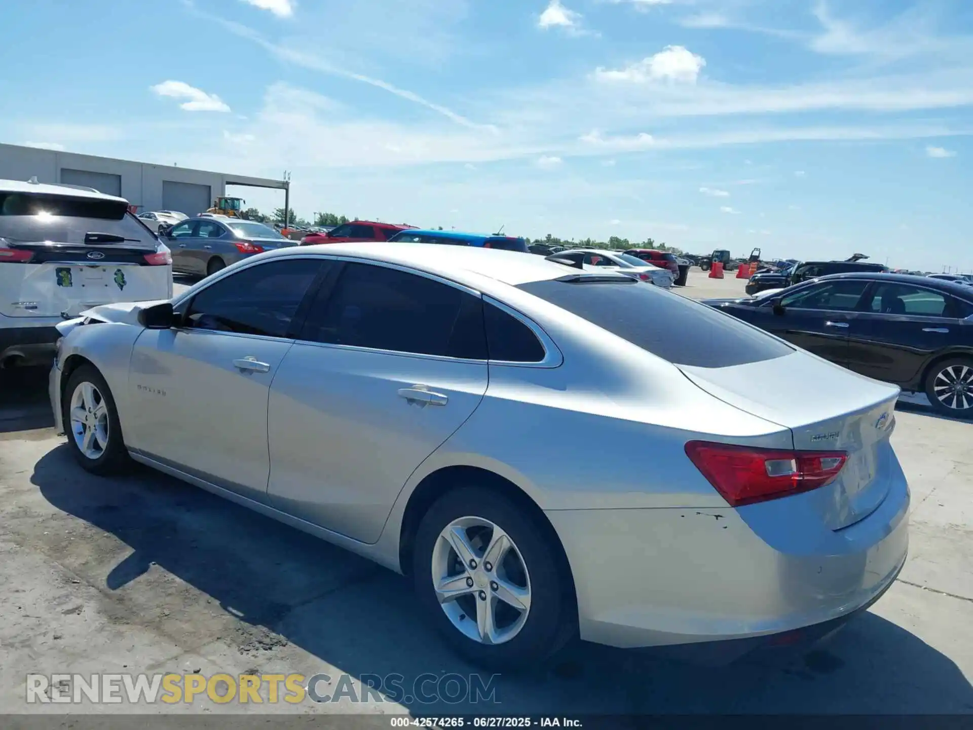 3 Photograph of a damaged car 1G1ZB5ST6MF089686 CHEVROLET MALIBU 2021