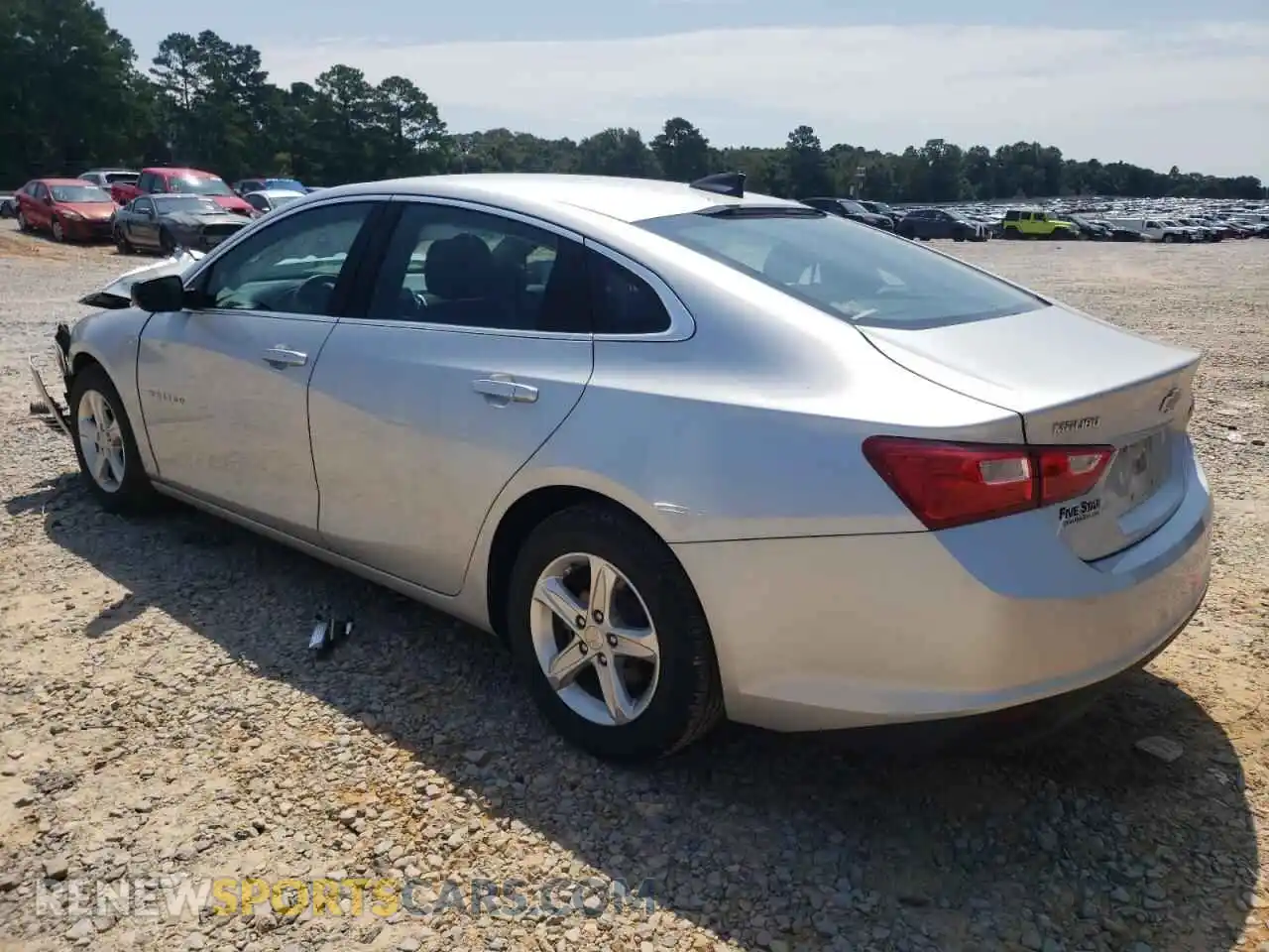 2 Photograph of a damaged car 1G1ZB5ST6MF089834 CHEVROLET MALIBU 2021