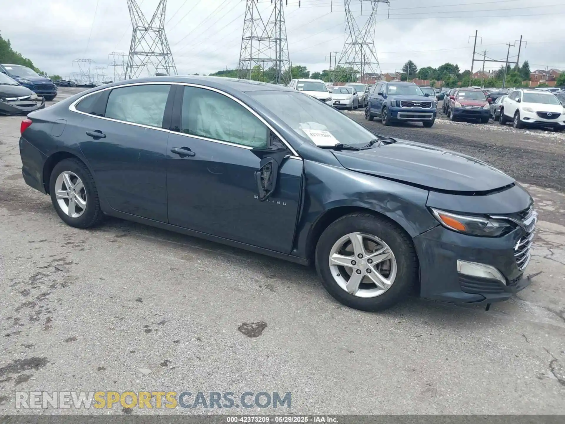 1 Photograph of a damaged car 1G1ZB5ST7MF014480 CHEVROLET MALIBU 2021