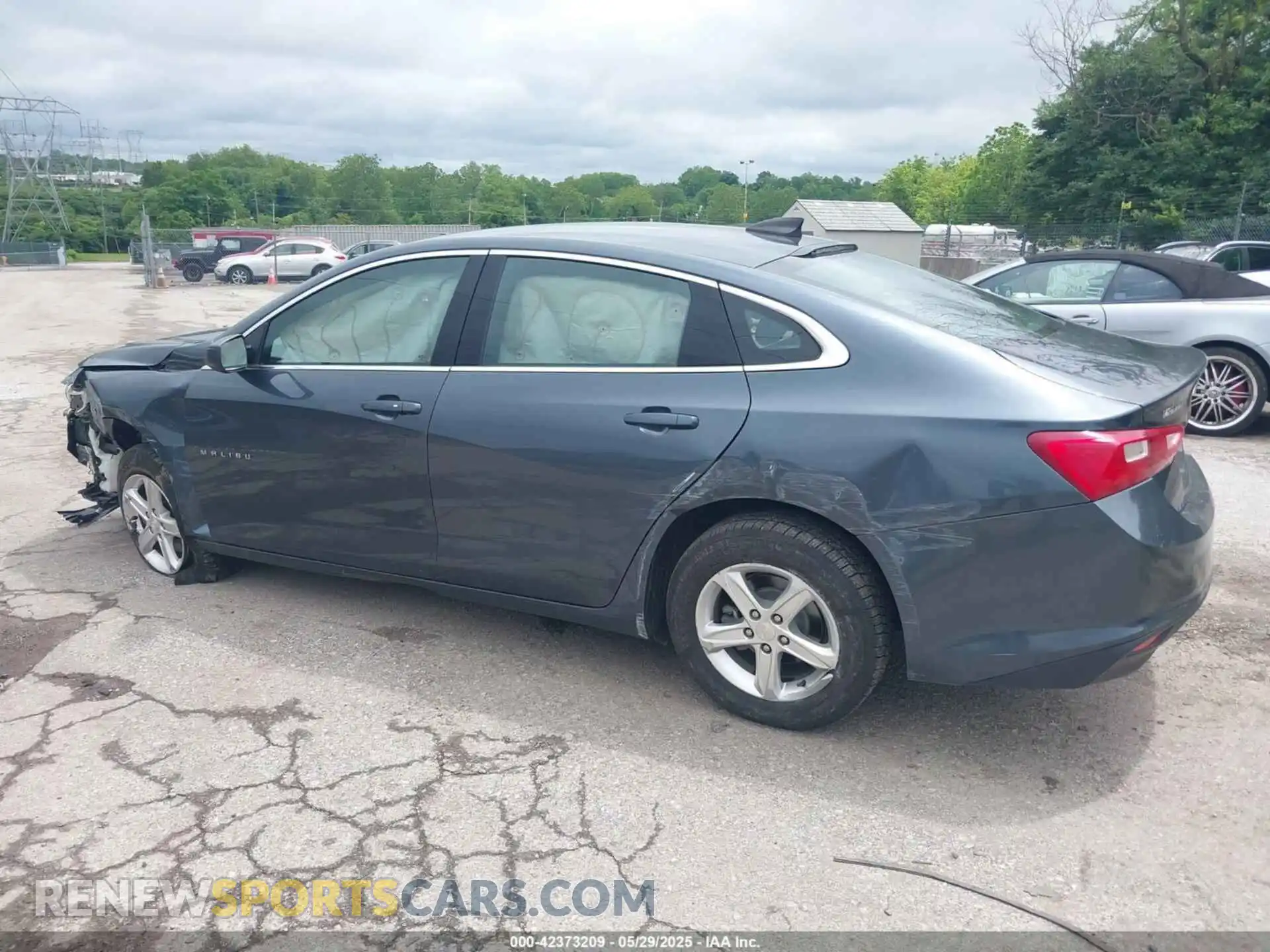 3 Photograph of a damaged car 1G1ZB5ST7MF014480 CHEVROLET MALIBU 2021