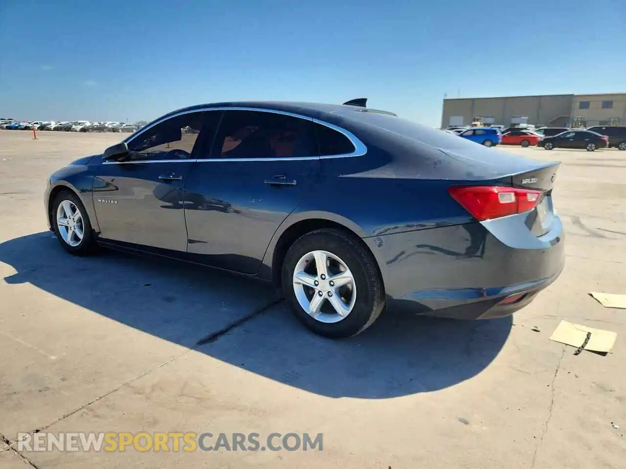 2 Photograph of a damaged car 1G1ZB5ST7MF053280 CHEVROLET MALIBU 2021