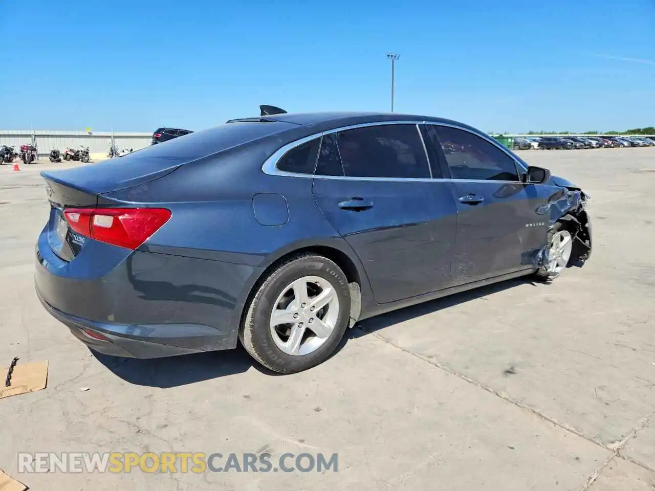 3 Photograph of a damaged car 1G1ZB5ST7MF053280 CHEVROLET MALIBU 2021