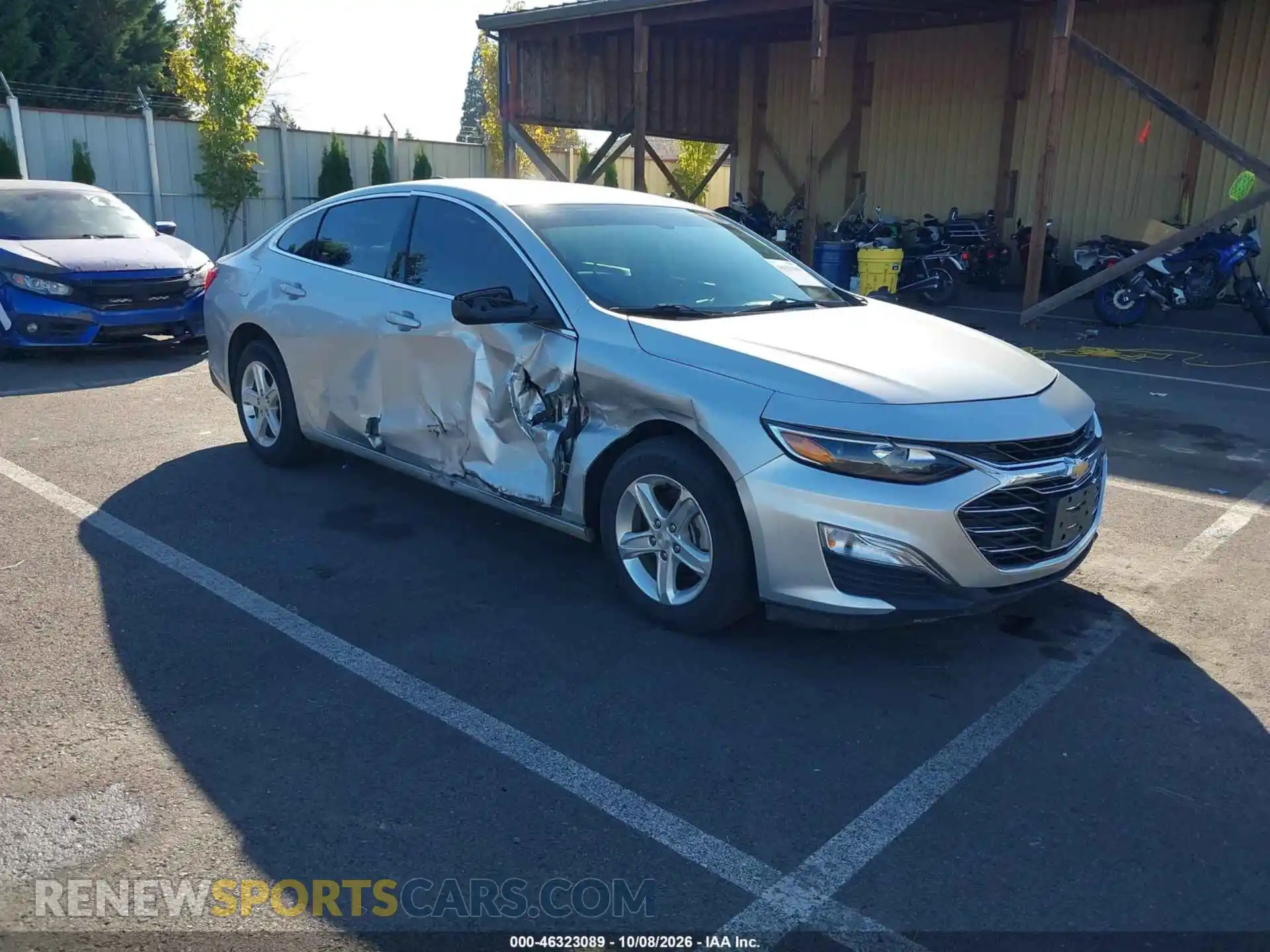 1 Фотография поврежденного автомобиля 1G1ZB5ST7MF089258 CHEVROLET MALIBU 2021