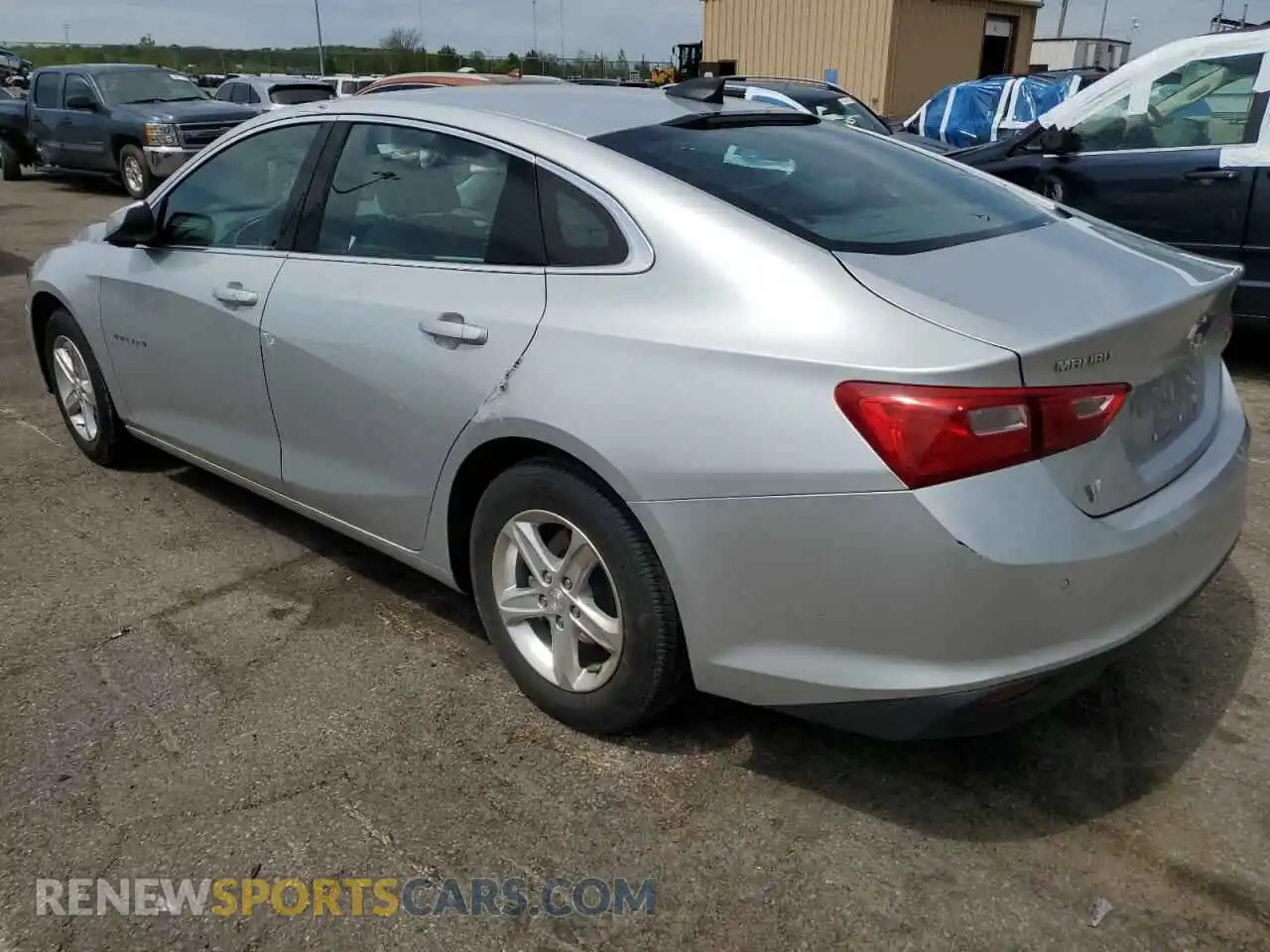 2 Photograph of a damaged car 1G1ZB5ST7MF089437 CHEVROLET MALIBU 2021